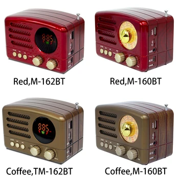 

High Sensitivity Lightweight FM AM Bluetooth Radio USB Charging Mini Portable Receiver Handheld Manual TF Card Slot Speaker