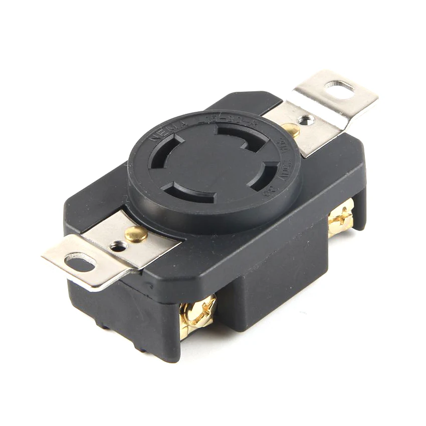 UL Elencati, Spina Di Bloccaggio, 30A, AC 250 V, NEMA L15-30P, 3 P - Foto 3