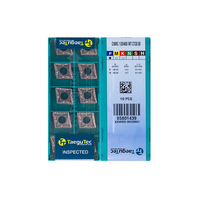 CNMG120408-MT CT3000 lathe tool 100% Original TAEGUTEC carbide insert with the best quality 10pcs/lot free shipping | Инструменты