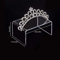 10pcs Transparent Acrylic Display Stand Jewelry Display Stand Toy Collection Rack Store Marketing Products Display Acrylic Stand 2