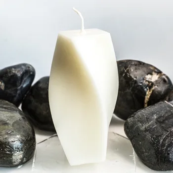 

KH Modern Aromatherapy Candle Paraffin And Pure Soy Wax Mixed Candles For Home Scented 4 Inch Party Supplies Holder Free