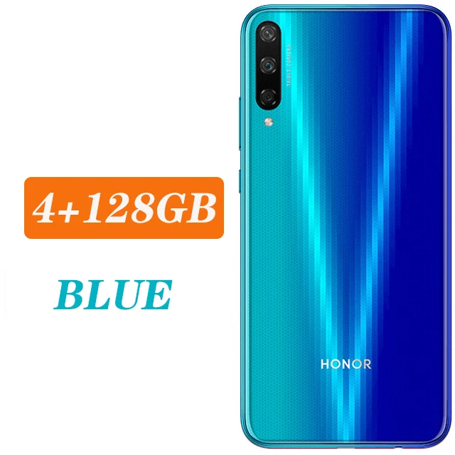 4G 128G Blue Honor play 3 смартфон 4000 мАч батарея Kirin 710F 48MP камера Android 9,0 6,3" ips 1560X720 - Цвет: 4G 128G Blue
