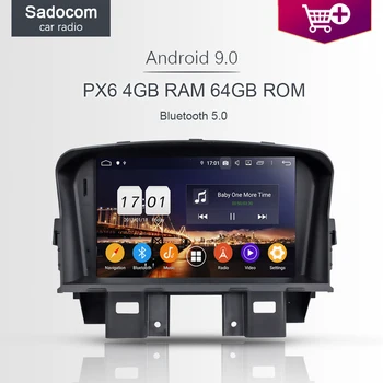 

PX6 DSP 2 din Android 9.0 4GB RAM 8 core Car DVD Player For Chevrolet CRUZE 2008-2011 2012 car radio 5.0 autoradio GPS Glonass