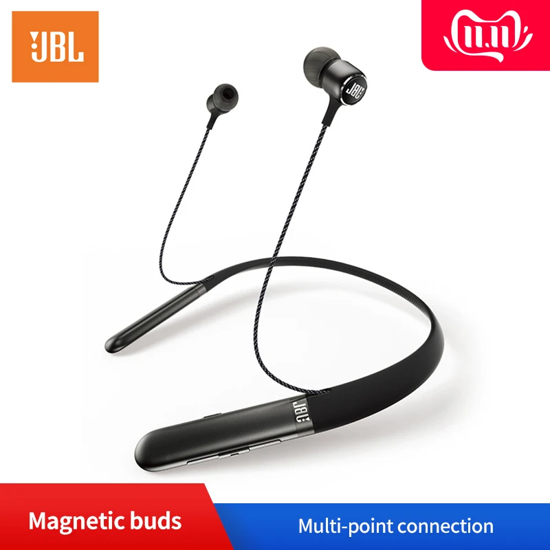 JBL Live 200 BT беспроводная спортивная Гарнитура Bluetooth HiFi наушники-вкладыши наушники с креплением на шее с трехкнопочным пультом дистанционного управления с микрофоном