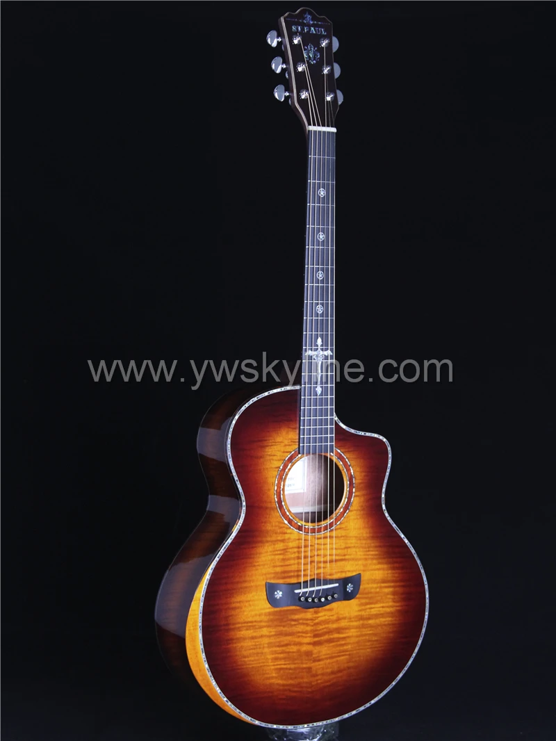 ST. PAUL SCG-90C 4" твердая клена Акустическая гитара, акустическая электрогитара
