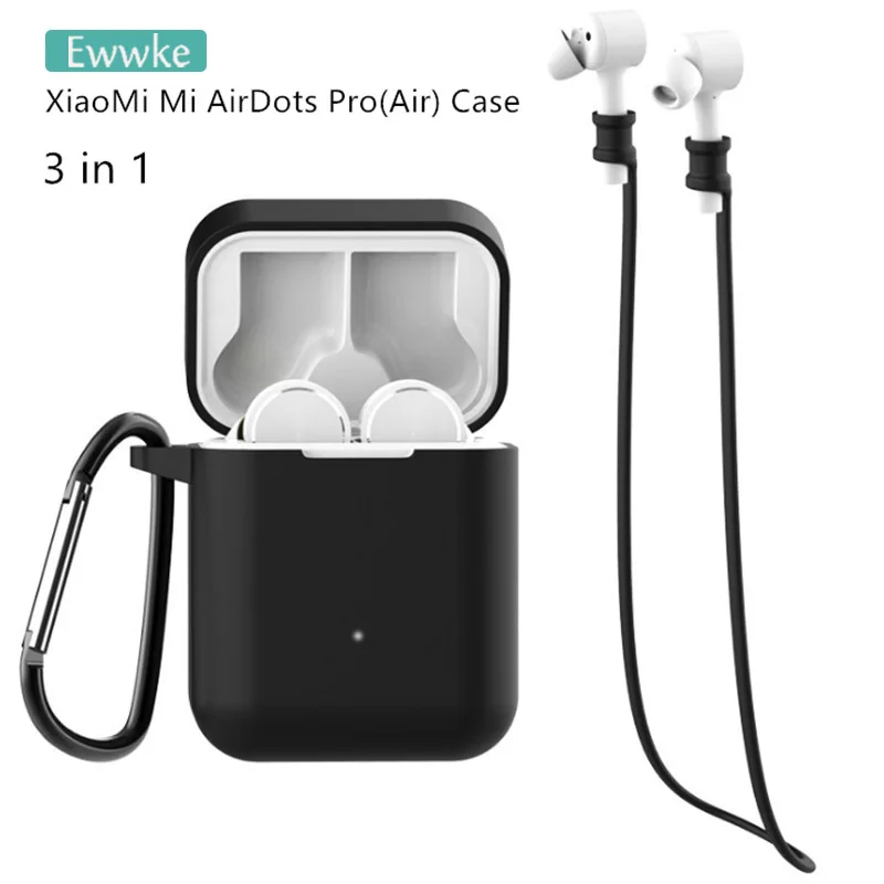 Силиконовый чехол для Xiaomi airdots Pro true Wireless Bluetooth наушники противоударные сумки air