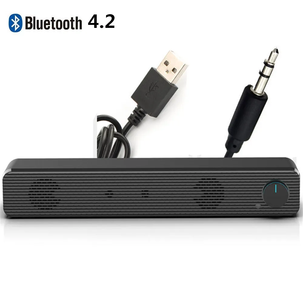 HYASIA PC Bluetooth динамик Компьютер светодиодный свет ноутбука BT сабвуфер ПК bluetooth