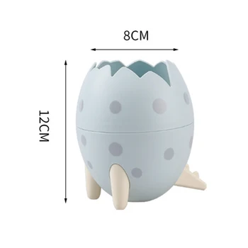 

Trash Can Dinosaur Egg Desktop Storage Bucket Clamshell Large Capacity Multifunctional Compact Sorting Trash H-best Organizer