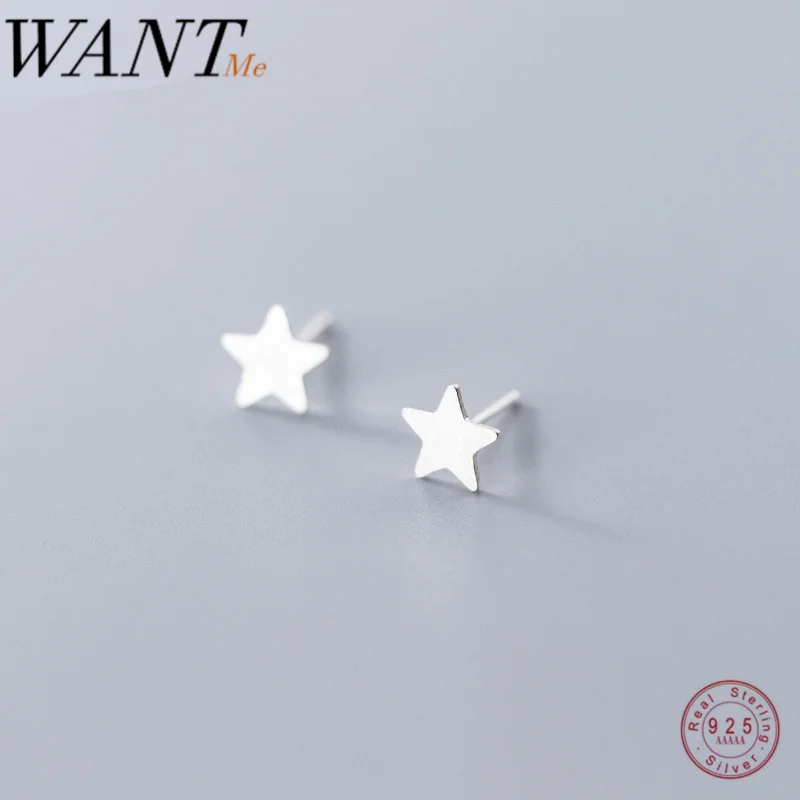 WANTME новые оригинальные 100% Стерлинговое Серебро 925 пробы минималистичные
