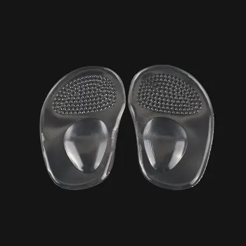 

2 Pcs Non Slip Shoe Insoles Silicone Gel Orthotic Arch Support Pads High Arch Support Foot Insole Heels for Women Shoes Woman
