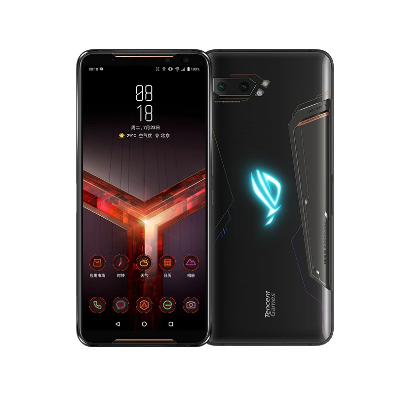 Глобальная версия Asus ROG 2 Мобильный телефон ZS660KL 8G 128G 6000mAh 30W зарядное устройство