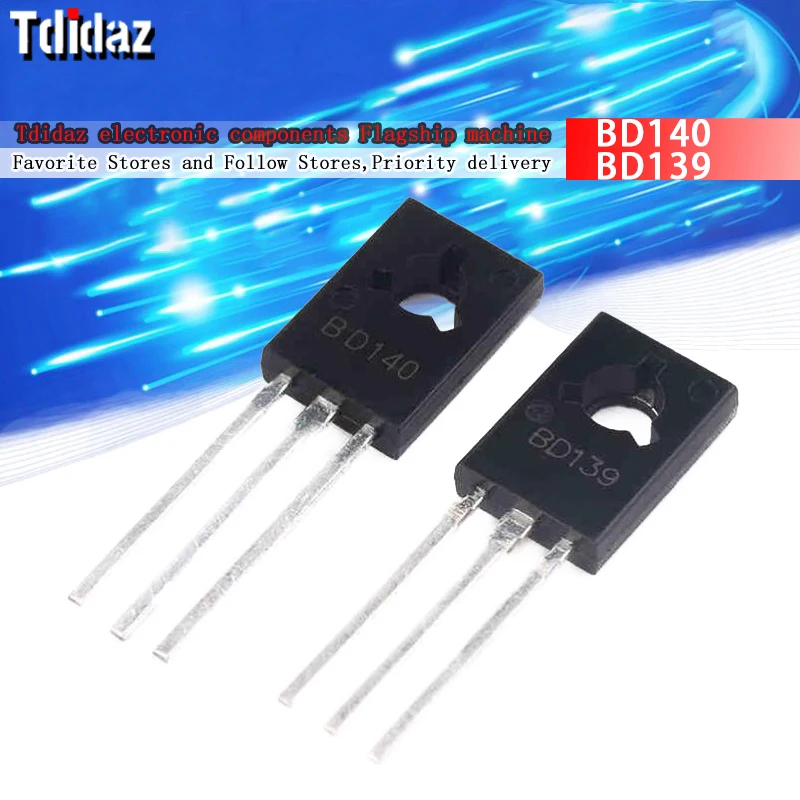Новый регулятор напряжения IC BD139 BD140 10 пар (10 шт. + ) TO126 TO-126 20 | Электронные