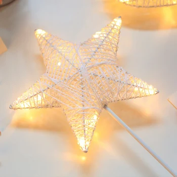 

LED Rattan Small Table Lamp Modeling Lamp Home Room Desktop Ornament Decorative Lighting Eye-protect WWO66