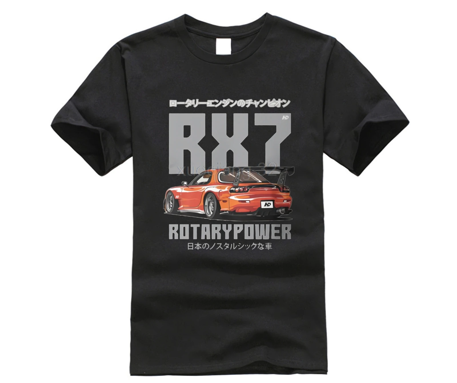 Модная крутая Мужская футболка забавная Mazda RX7 индивидуальная Футболка с принтом