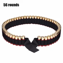 Патронов 12/20 Калибр охотничий патрон патронов ремень тактический страйкбол 56 патронов Оружейная оболочка поясная Пуля для военных боевых действий