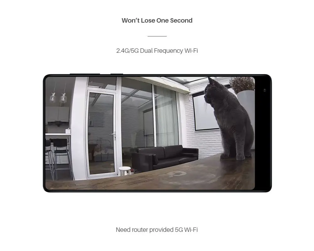 Xiaomi Mijia Smart Home IP Webcam 2.4G5.0GWiFi Wireless 1080P 130 Degree Wide Angle 10m Infrared Night Vision Cam APP Control (5)