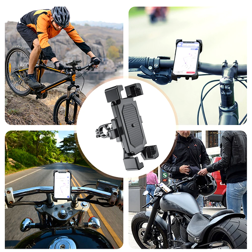 Motorcycle Bicycle Moto Bike Mobile Cell Phone Navigation Holder handlebar Rearview Mirror Mount Clip Bracket For iPhone Samsung