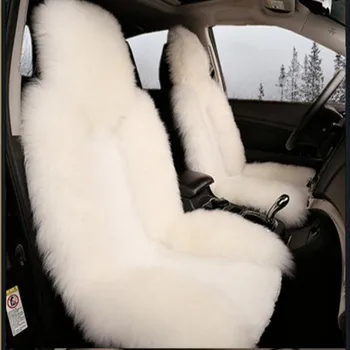 

5 seat Keep warm Australian wool long plush fur seat cover For Skoda Octavia Fabia Superb Rapid Yeti Spaceback Joyste Jeti