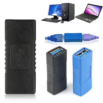 

1PC USB 3.0 Type A Internal Ports Famle To A Famale Adapter Coupler Gender Changer Connector Cable Extender Portable