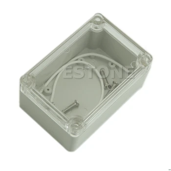 

Plastic Waterproof Cover Clear Electronic Project Box Enclosure Case 100x68x50mm