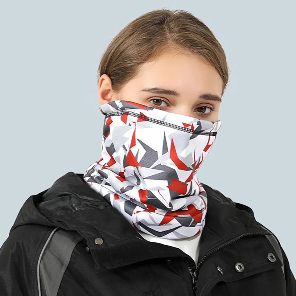

Winter Outdoor Warm Face Towel Velvet Face Mask Windproof Soft Bicycle Riding Face Mask Sports Headband Men And Women