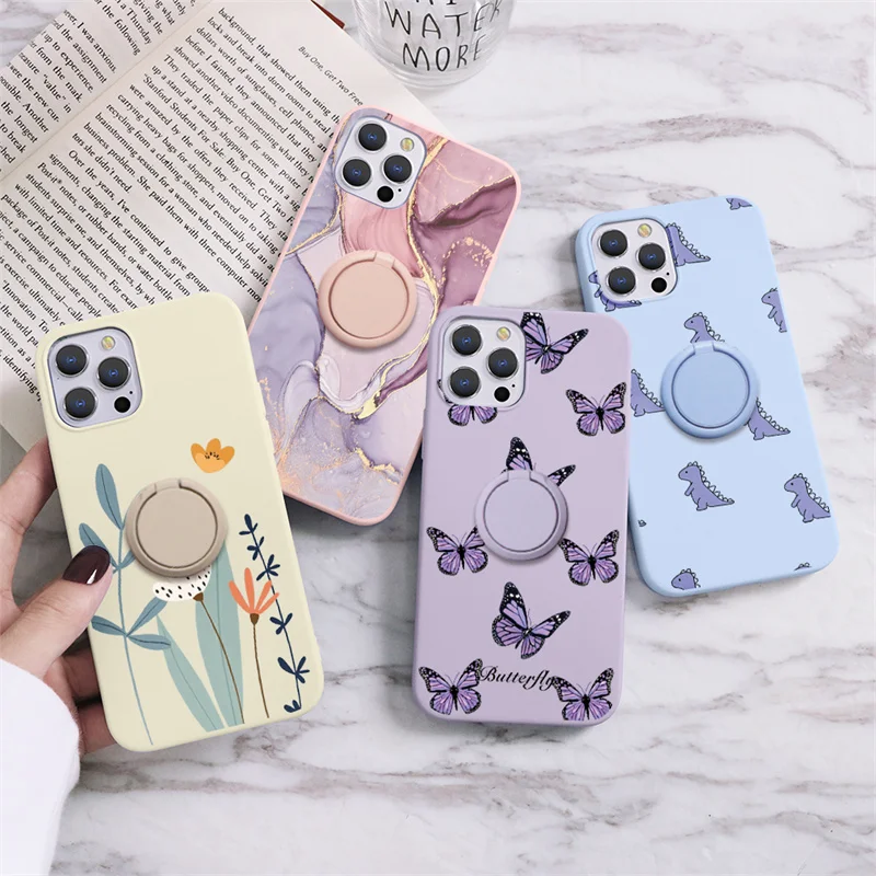 Soft TPU Phone Case For iPhone 13 12 Pro mini XS Max XR 7 8 6 6S Plus SE 2 Cactus Flower Cover For iPhone 11 Pro Shell Fundas iphone 12 mini  case