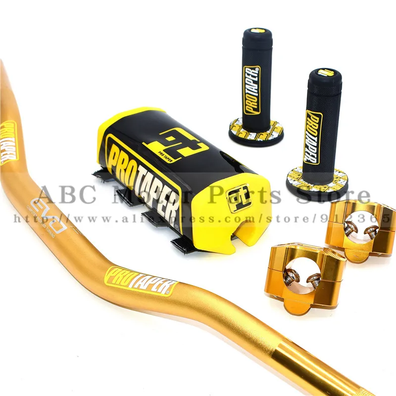 Руль PRO Taper Pack Bar 1 1/8 &quot ручки Pit Pro Racing Dirt Bike Motorcycle CNC 28 5 мм адаптер|Руль велосипеда| |