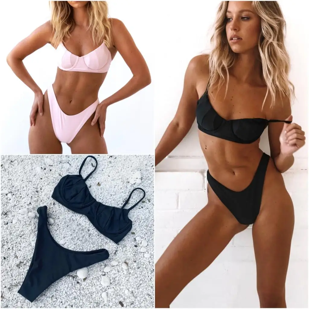 Бикини купальник для женщин Maillot De Bain Femme раздельный Стальная Пластина собирает