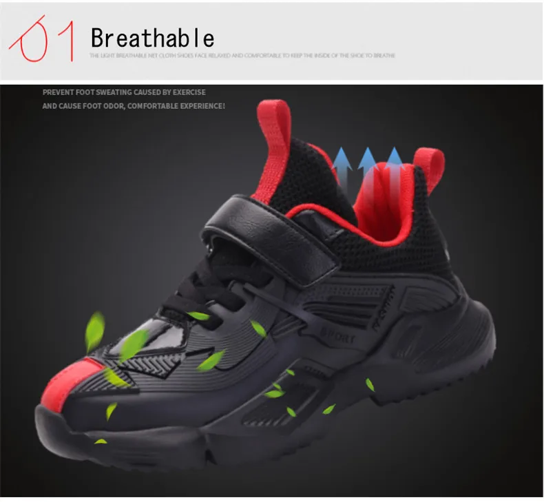 2019 Boys Sneakers light Kids Shoes Breathable Girls Sport Shoes Child Leisure Casual Running Children Shoes Chaussure Enfant (4)