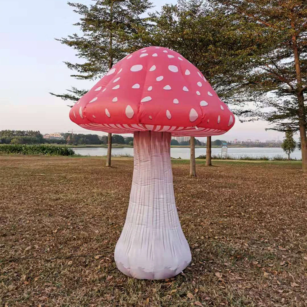 

Party supply vivid colorful giant inflatable mushroom with led lights for Outdoor Festival Events