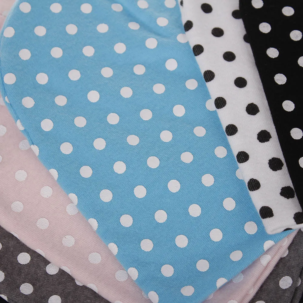 Baby Dot Pullover Cap Baby Hat Knit Cotton Baby Caps For Boys Girls Spring Autumn Winter Children