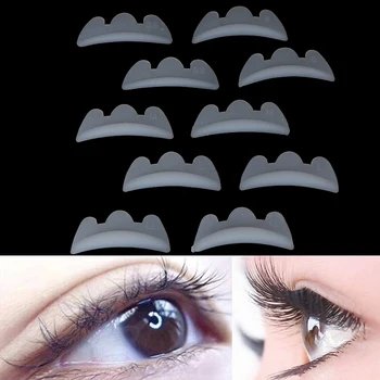 

5Pairs Reusable Crown Eyelash Silicon Pad Perming Lash Silicon Patches Permanent Wave Pad Eye Makeup