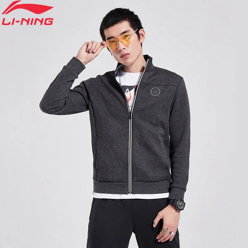 

Li-Ning Wade Series Sweater Regular Fit 66% Polyester 34% Cotton Zipper Closure LiNing Sport Hoodie Tops AWDN905 COND18