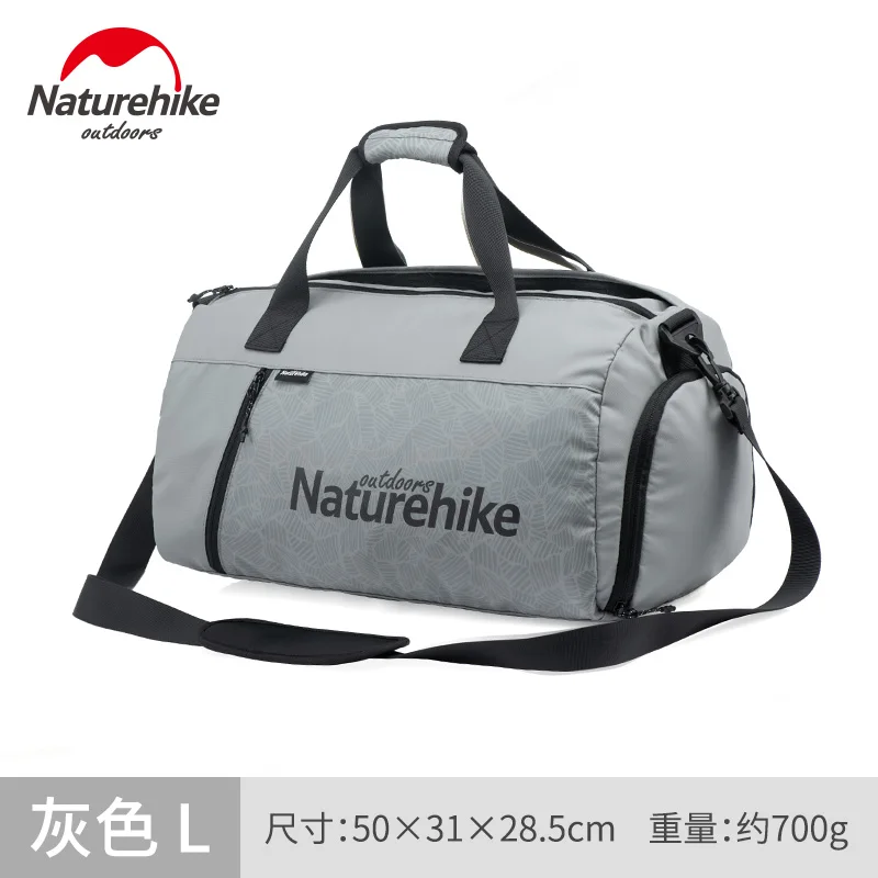 gray L Naturehike, мужские спортивные сумки для тренировок, сумка для фитнеса, путешествий, спортивная сумка для спорта на открытом воздухе, для плавания, для женщин, сухая, влажная, Gymtas, для йоги - Цвет: gray L