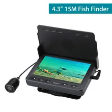 4," дюймов 15 м рыболокатор инфракрасный светодиодный с солнцезащитным козырьком подводная рыболовная камера для ледовой рыбалки