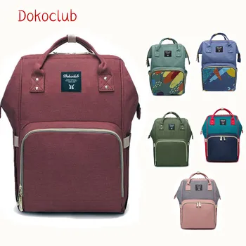 

Upgrade Dokoclub Diaper Backpack Baby Care Storage Bag Waterproof Travel Mummy Large Capacity Daddy Nappy Bag