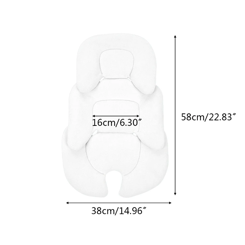 Baby Stroller Cushion Infant Car Seat Insert Head Body Support Pillow Mattress P31B