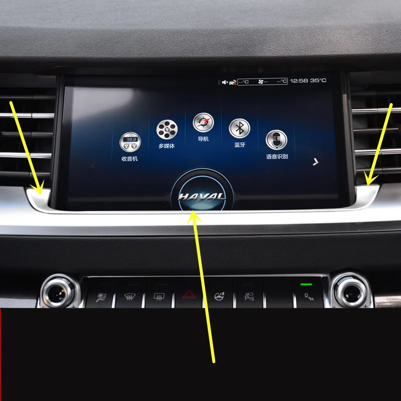 Декоративные навигационные молдинги для Great Wall Haval новинка H6 CAA115|Лепнина