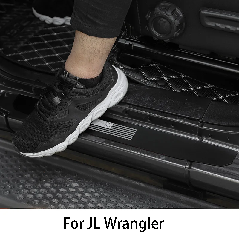 Для JL Wrangler автомобиль алюминиевый сплав авто дверь педаль подоконника защита