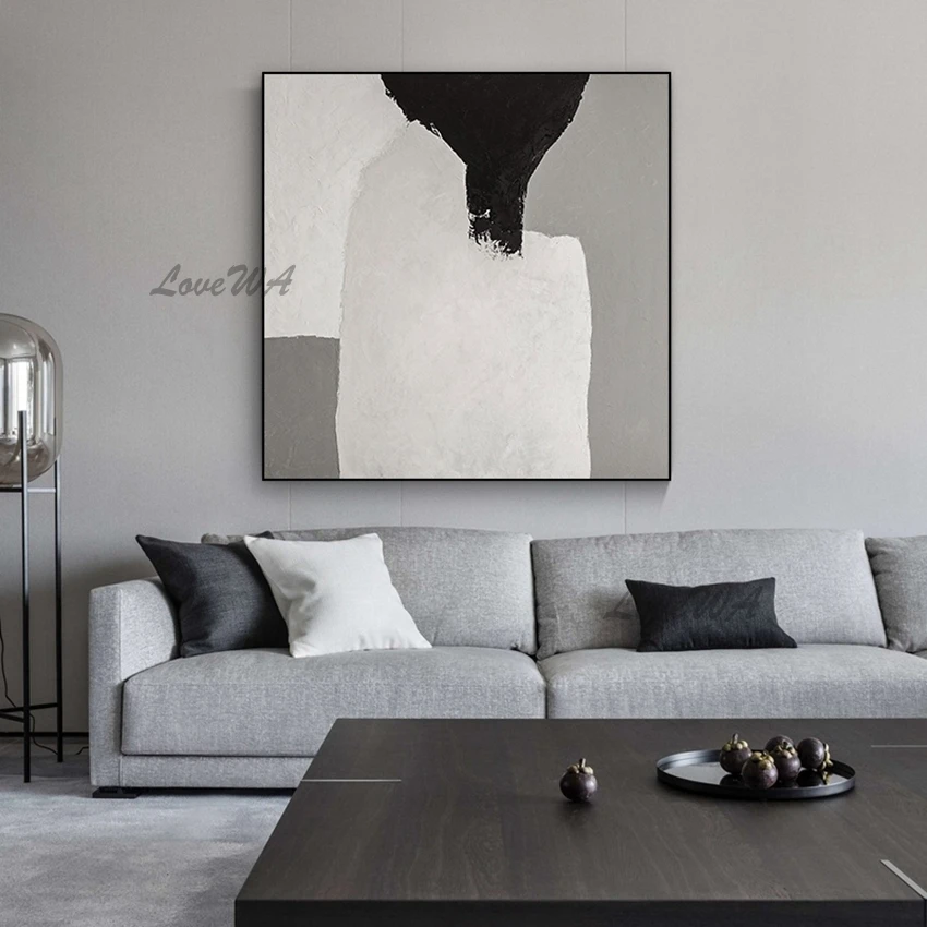 

Modern Contracted Senior Abstract Canvas Oil Painting Custom Artwork Home Decoration Large Living Room Wall Picture No Framed