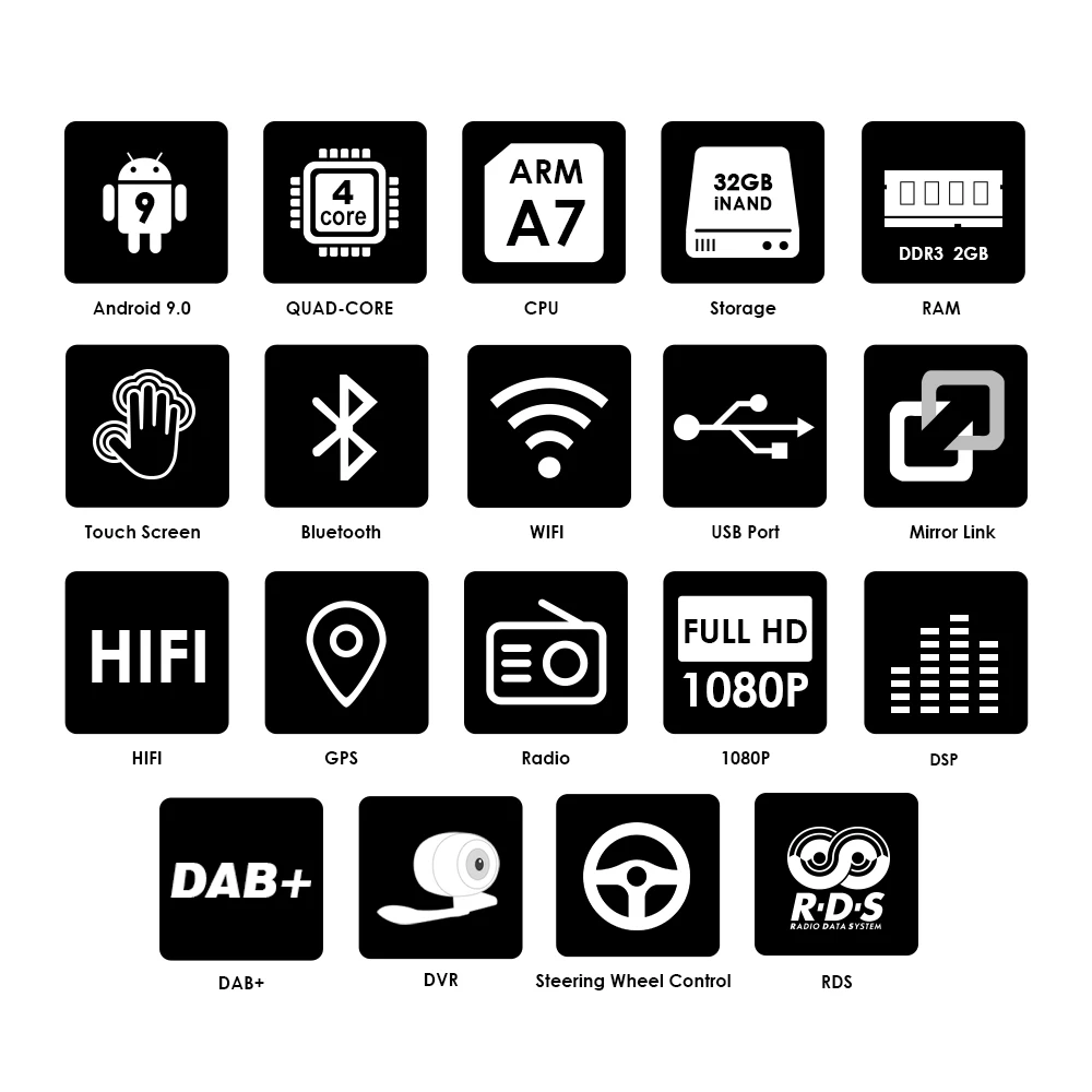 Perfect Android 9.0 9" 2din Carnodvd for VW POLO GOLF 5 6 POLO PASSAT B6 CC JETTA TIGUAN TOURAN EOS SHARAN SCIROCCO CADDY GPS Navi dvr 1