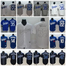 Мужские футболки Cody Bellinger 35 Клейтон Кершоу 22 Джастин Тернер 10 Энрике Эрнандез 14 Джеки Робинсон 42