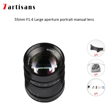 

7artisans 55mm F1.4 large aperture manual focus micro camera lens for Leica T/TL/TL2/CL free shipping