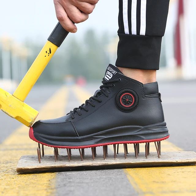Scarpe antinfortunistiche Tulldent scarpe da lavoro indistruttibili con  punta in acciaio per uomo donna Sneaker impermeabile antisfondamento  leggera a prova di puntura _ - AliExpress Mobile