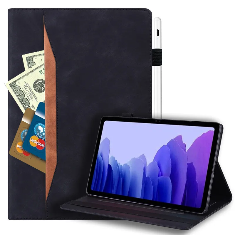Case For Samusng Galaxy Tab A7 Lite 8.7 2021 SM-T220 SM-T225 Leather TPU Cover Folio Book Cover For Tab A7 Case 10.4 SM-T500_voghion.com