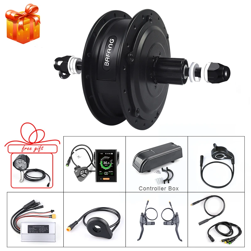 Discount E-bike Bafang Rear Hub Motor 48V 500W Conversion Kits For 20 26 27.5 28 700C Wheels Disc V Brake Electric Bicycle DIY D DC Motor 0