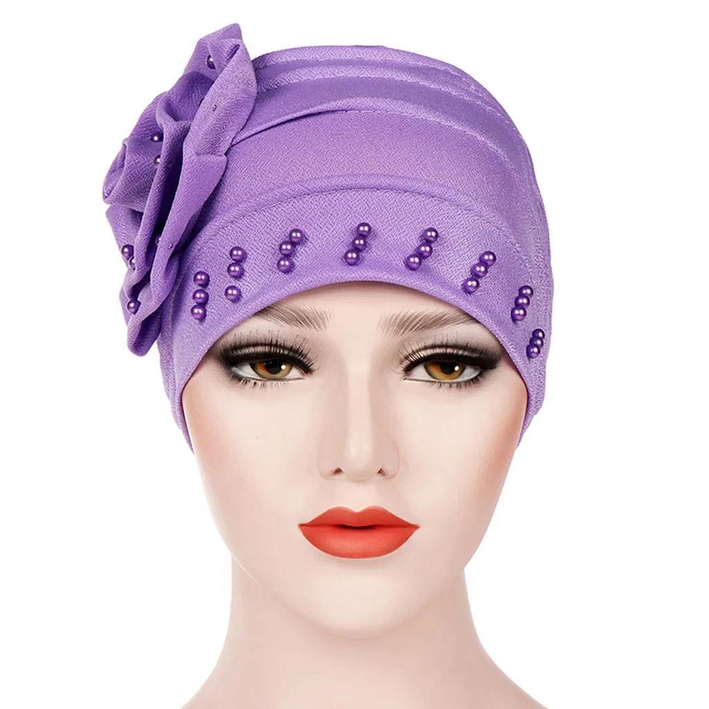 Осенне-зимняя женская шапка мусульманский эластичный тюрбан шапка после химиотерапии шапка для выпадения волос головной платок, шарф Шапочка под хиджаб Женская бини sombrero mujer