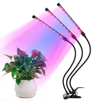

Full Spectrum Phytolamps LED Grow Light 48W Desktop Clip Phyto Lamps for Plants Flowers Grow hydroponic breeding