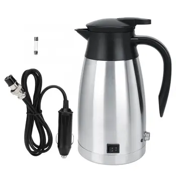 

12V / 24V 1000ml Stainless Steel Car Truck Electric Heated Hot Water Kettle Bottle Hot Water Cup 240W/120W