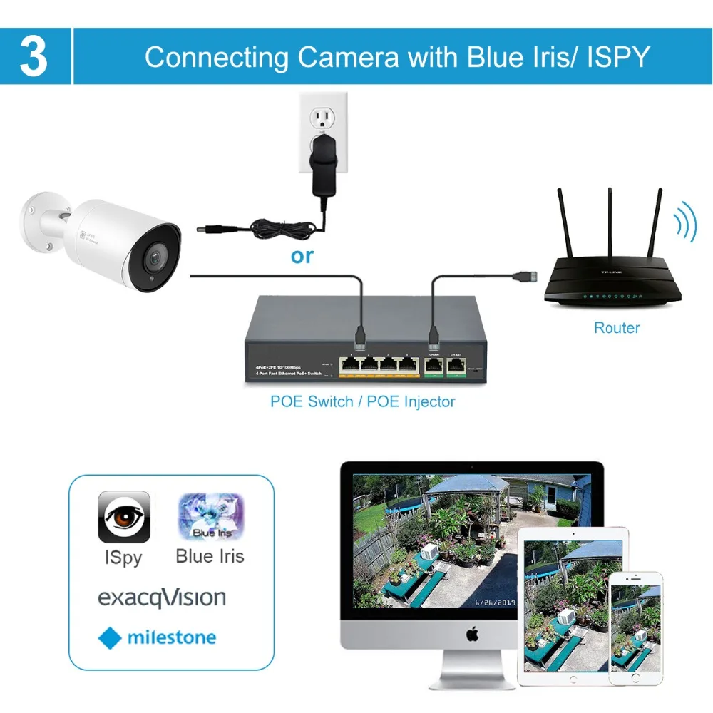 Совместимость Hikvision 8MP IP POE камера наружная/Внутренняя H.265 Пуля безопасности CCTV сетевая камера широкий угол 2,8 мм 30 м ИК ONVIF